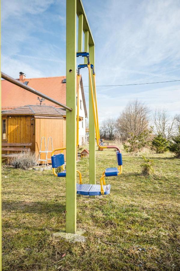 Ferienwohnung Am Bauernhof Oederan ภายนอก รูปภาพ
